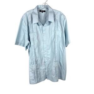 Fernando Pena Black XXL 2XL Guayabera